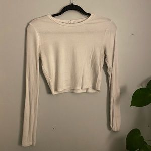 Great quality white long-sleeve top from Garage.